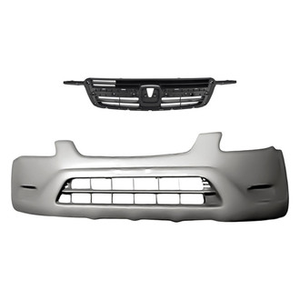 Replacement - 2-Piece (Front Bumper Cover, Grille) (Standard Line)