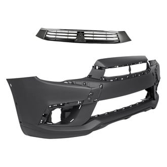 Replacement BNDL-240400 - 2-Piece (Front Bumper Cover, Grille) (Standard Line)