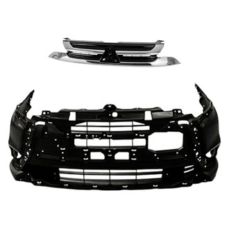 Replacement - 2-Piece (Front Bumper Cover, Grille) (Standard Line)