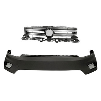 Replacement - 2-Piece (Front Bumper Cover, Grille) (CAPA Certified)