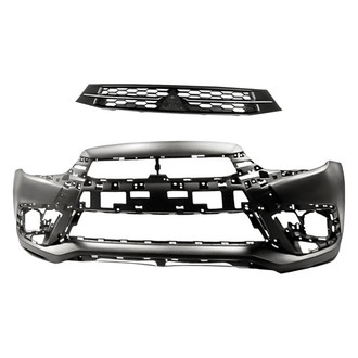 Replacement - 2-Piece (Front Bumper Cover, Grille) (Standard Line)