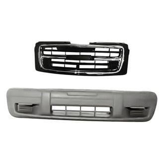 Replacement - 2-Piece (Front Bumper Cover, Grille) (Standard Line)
