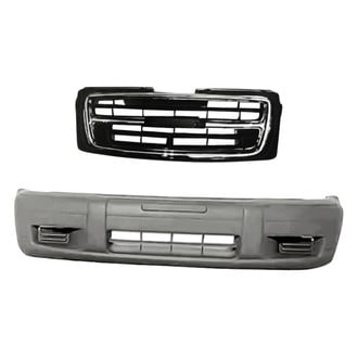 Replacement - 2-Piece (Front Bumper Cover, Grille) (Standard Line)