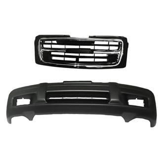 Replacement - 2-Piece (Front Bumper Cover, Grille) (Standard Line)
