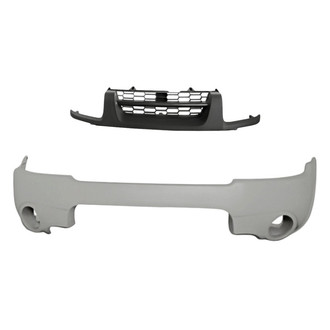 Replacement - 2-Piece (Front Bumper Cover, Grille) (Standard Line)