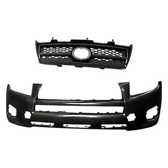 Replacement - 2-Piece (Front Bumper Cover, Grille) (Standard Line)