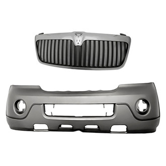Replacement - 2-Piece (Front Bumper Cover, Grille) (Standard Line)