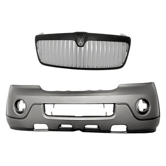 Replacement - 2-Piece (Front Bumper Cover, Grille) (Standard Line)