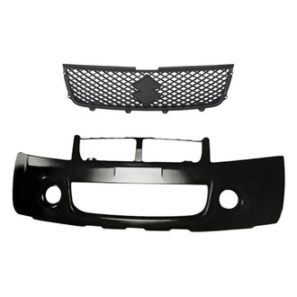 Replacement - 2-Piece (Front Bumper Cover, Grille) (Standard Line)