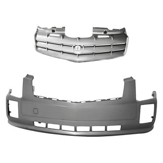 Replacement - 2-Piece (Front Bumper Cover, Grille) (Standard Line)
