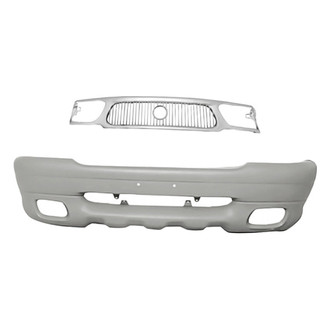 Replacement - 2-Piece (Front Bumper Cover, Grille) (Standard Line)