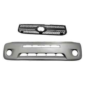 Replacement - 2-Piece (Front Bumper Cover, Grille) (Standard Line)