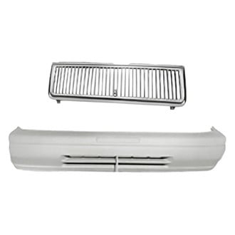 Replacement - 2-Piece (Front Bumper Cover, Grille) (Standard Line)