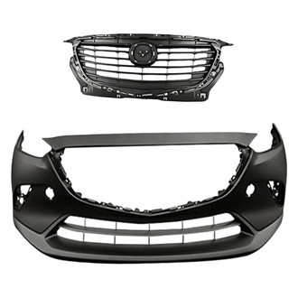 Replacement BNDL-241599 - 2-Piece (Front Bumper Cover, Grille) (CAPA Certified)