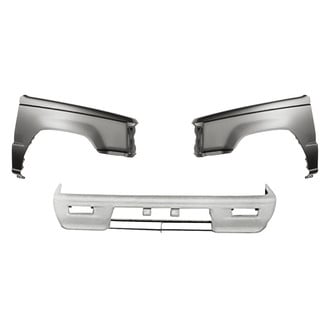 Replacement - 3-Piece (Front Bumper Cover, Driver and Passenger Side Fender) (Standard Line)