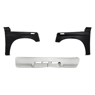 Replacement - 3-Piece (Front Bumper Cover, Driver and Passenger Side Fender) (Standard Line)