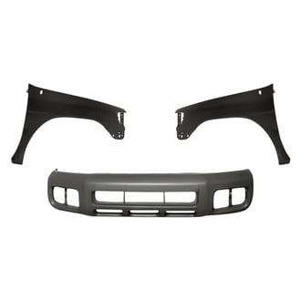 Replacement - 3-Piece (Front Bumper Cover, Driver and Passenger Side Fender)