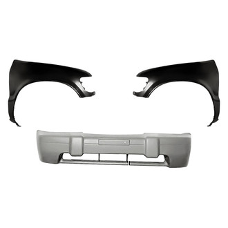 Replacement - 3-Piece (Front Bumper Cover, Driver and Passenger Side Fender) (Standard Line)