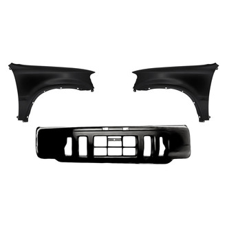 Replacement BNDL-243971 - 3-Piece (Front Bumper Cover, Driver and Passenger Side Fender) (Standard Line)