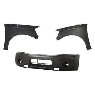 Replacement - 3-Piece (Front Bumper Cover, Driver and Passenger Side Fender) (Standard Line)