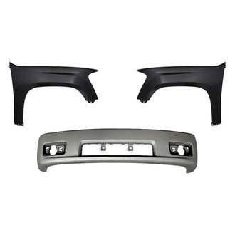 Replacement - 3-Piece (Front Bumper Cover, Driver and Passenger Side Fender) (Standard Line)