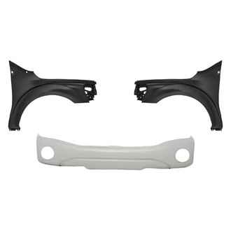Replacement BNDL-244273 - 3-Piece (Front Bumper Cover, Driver and Passenger Side Fender) (Standard Line)
