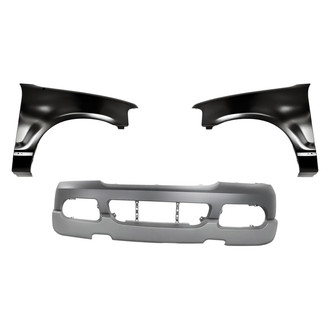Replacement - 3-Piece (Front Bumper Cover, Driver and Passenger Side Fender)