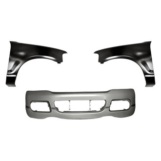 Replacement - 3-Piece (Front Bumper Cover, Driver and Passenger Side Fender)