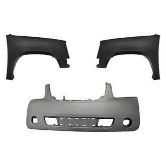 Replacement - 3-Piece (Front Bumper Cover, Driver and Passenger Side Fender)