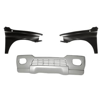 Replacement - 3-Piece (Front Bumper Cover, Driver and Passenger Side Fender) (Standard Line)