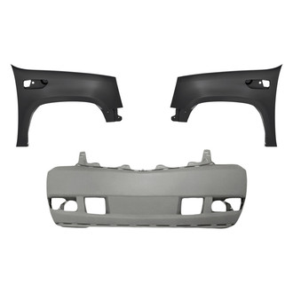 Replacement - 3-Piece (Front Bumper Cover, Driver and Passenger Side Fender)