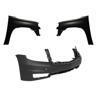 Replacement BNDL-244987 - 3-Piece (Front Bumper Cover, Driver and Passenger Side Fender) (Standard Line)