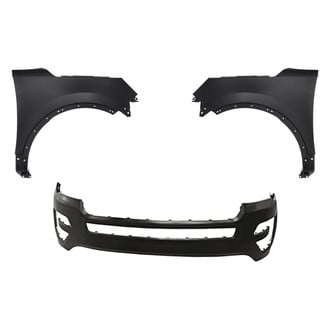 Replacement - 3-Piece (Front Bumper Cover, Driver and Passenger Side Fender) (Standard Line)