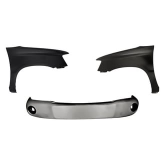 Replacement - 3-Piece (Front Bumper Cover, Driver and Passenger Side Fender) (Standard Line)
