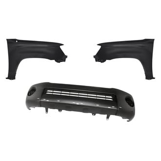 Replacement - 3-Piece (Front Bumper Cover, Driver and Passenger Side Fender) (Standard Line)