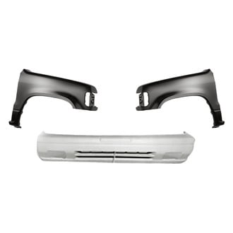 Replacement - 3-Piece (Front Bumper Cover, Driver and Passenger Side Fender) (Standard Line)