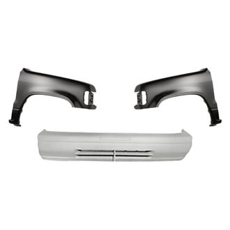 Replacement - 3-Piece (Front Bumper Cover, Driver and Passenger Side Fender) (Standard Line)