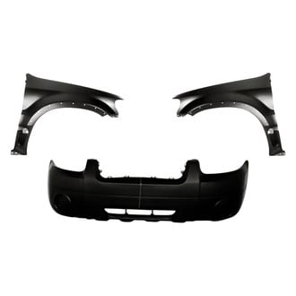 Replacement - 3-Piece (Front Bumper Cover, Driver and Passenger Side Fender) (CAPA Certified)
