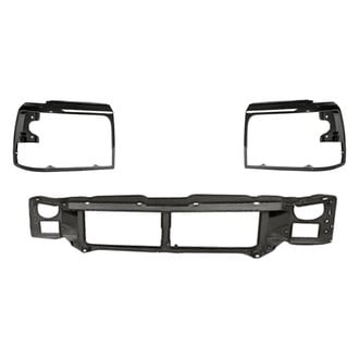 Replacement - 3-Piece (Header Panel, Driver and Passenger Side Headlight Bezel) (Standard Line)