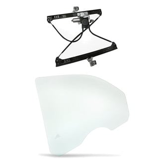 Replacement - 2-Piece (Front Passenger Side Window Regulator and Motor Assembly, Door Glass) (Standard Line)