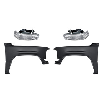 Replacement - 4-Piece Kit (Driver and Passenger Side Headlights, Driver and Passenger Side Fenders)