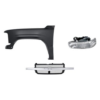 Replacement - 3-Piece Kit (Driver Side Headlight, Grille, Front Driver Side Fender) (Standard Line)