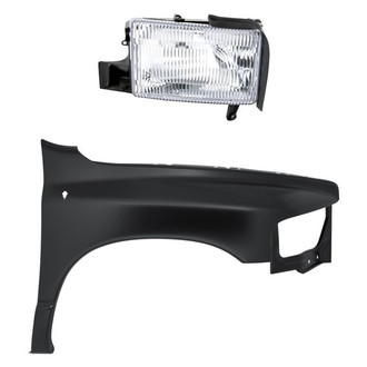 Replacement - 2-Piece Kit (Passenger Side Headlight, Front Passenger Side Fender)