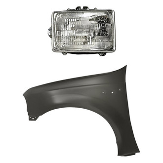 Replacement - 2-Piece Kit (Driver Side Headlight, Front Driver Side Fender) (Standard Line)