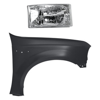Replacement - 2-Piece Kit (Passenger Side Headlight, Front Passenger Side Fender) (Standard Line)