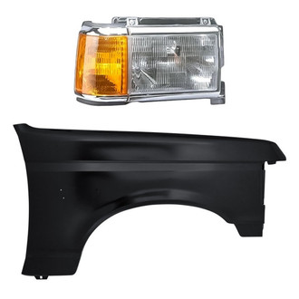 Replacement - 2-Piece Kit (Passenger Side Headlight, Front Passenger Side Fender) (Standard Line)