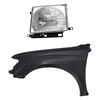 Replacement - 2-Piece Kit (Driver Side Headlight, Front Driver Side Fender) (Standard Line)