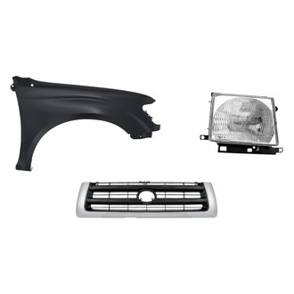 Replacement - 3-Piece Kit (Passenger Side Headlight, Grille, Front Passenger Side Fender) (Standard Line)