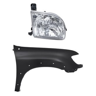 Replacement - 2-Piece Kit (Passenger Side Headlight, Front Passenger Side Fender) (CAPA Certified)
