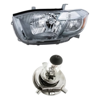 Replacement - 2-Piece Kit (Driver Side Headlight, Bulb) (Standard Line)
